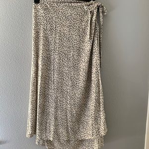MIDI wrap skirt, M, NWT
